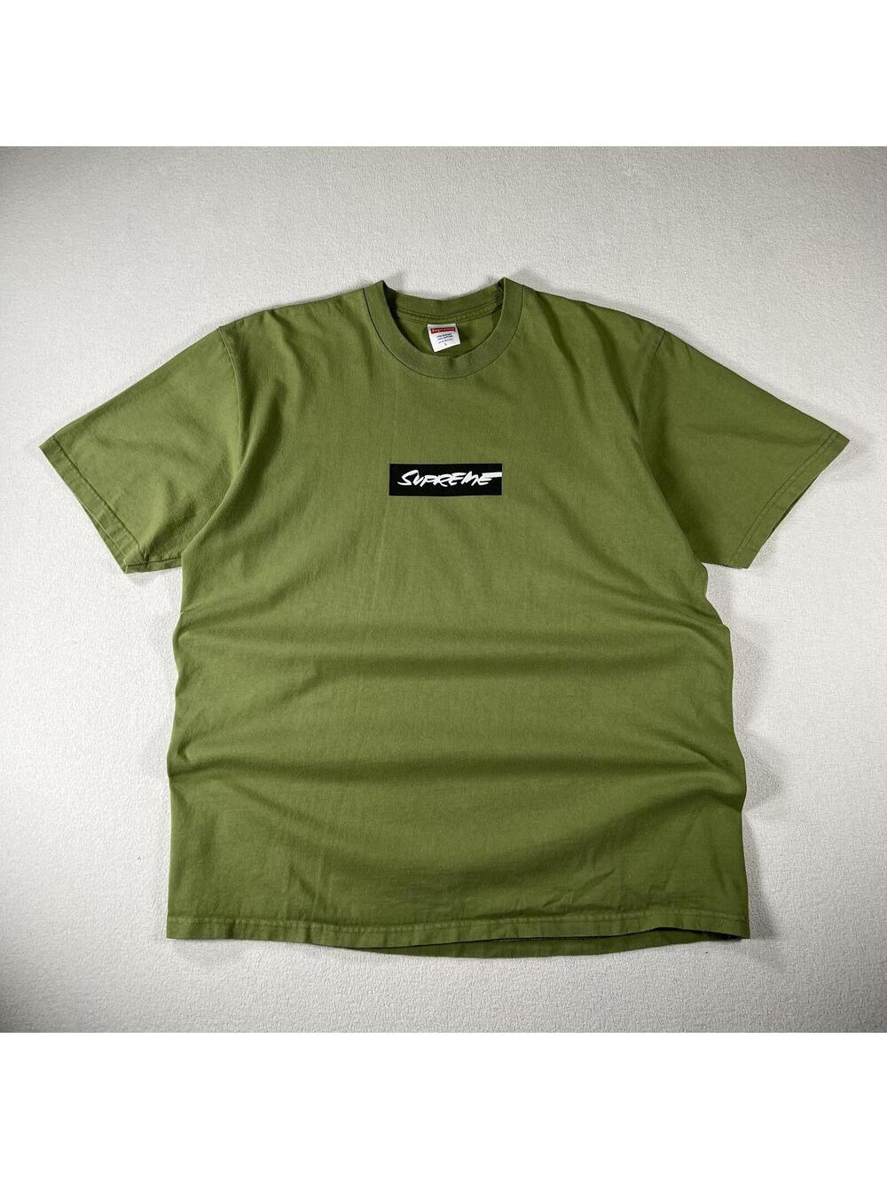 Supreme x Futura 2000 moss box logo tee Size Large